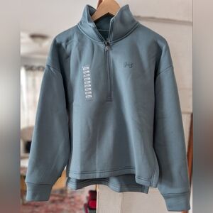 Under Armour Women's Blue Quarter-Zip Sweater